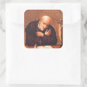 Sint Alfonsus Liguori Vierkante Sticker (Tas)