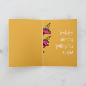 Sint-Alicornslee Feestdagen Kaart (Binnen)