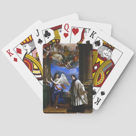 Sint Aloysius de Gonzaga Pokerkaarten (Achterkant)