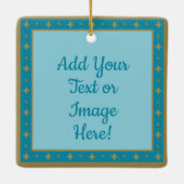 Sint-Aloysius & Plague Victim (M 006) Keramisch Ornament (Achterkant)