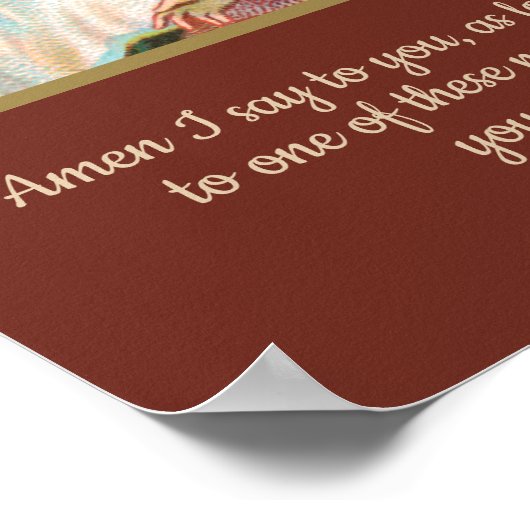 Sint-Aloysius & Plague Victim (M 006) Poster (Hoek)