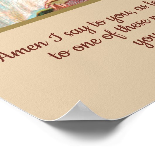 Sint-Aloysius & Plague Victim (M 006) Poster (Hoek)