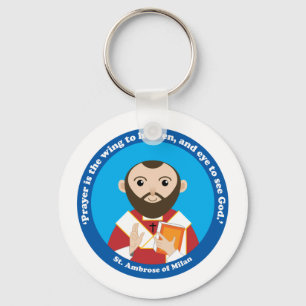 Sint-Ambrose van Milaan Sleutelhanger