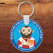 Sint-Ambrose van Milaan Sleutelhanger (Voorkant)