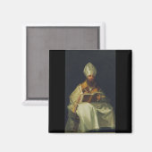 Sint Ambrosius door Francisco de Goya Magneet (Voorkant / Achterkant)