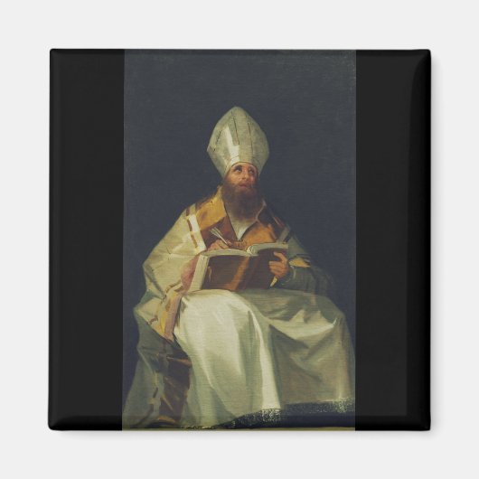 Sint Ambrosius door Francisco de Goya Magneet (Voorkant)