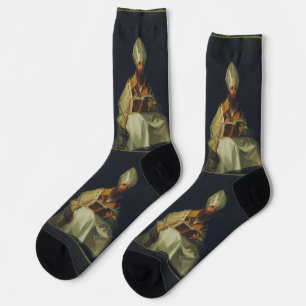 Sint Ambrosius door Francisco de Goya Sokken