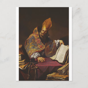 Sint Ambrosius Vader van de Katholieke Kerk Briefkaart