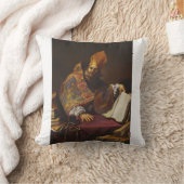 Sint Ambrosius Vader van de Katholieke Kerk Kussen (Deken)