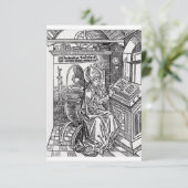 Sint Ambrosius van Milaan Bedankkaart (Staand voorkant)