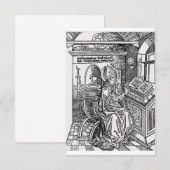 Sint Ambrosius van Milaan Bedankkaart (Voorkant / Achterkant)
