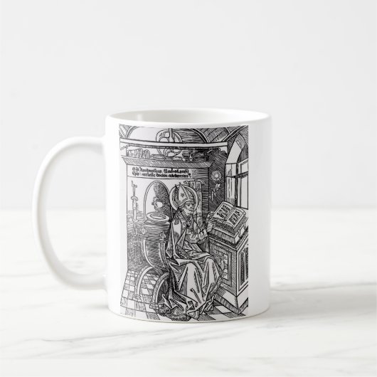 Sint Ambrosius van Milaan Koffiemok (Links)