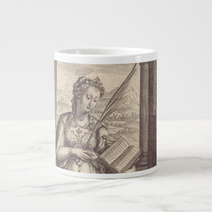 Sint Anastasia de Bevrijder Zwart & Wit Kunst Grote Koffiekop