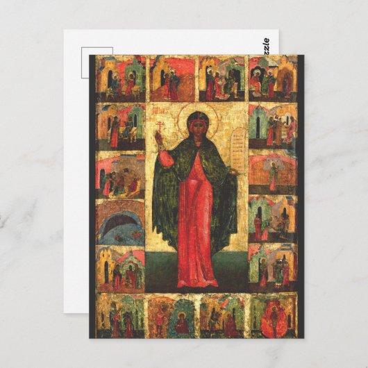 Sint Anastasia Maagd en martelaar Briefkaart (Voorkant / Achterkant)