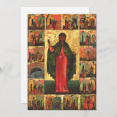 Sint Anastasia Maagd en martelaar Feestdagenkaart (Voorkant / Achterkant)