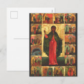 Sint Anastasia Maagd en martelaar Feestdagenkaart (Voorkant / Achterkant)