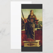 Sint Anastasia van Rome Premium Kunst (Voorkant / Achterkant)