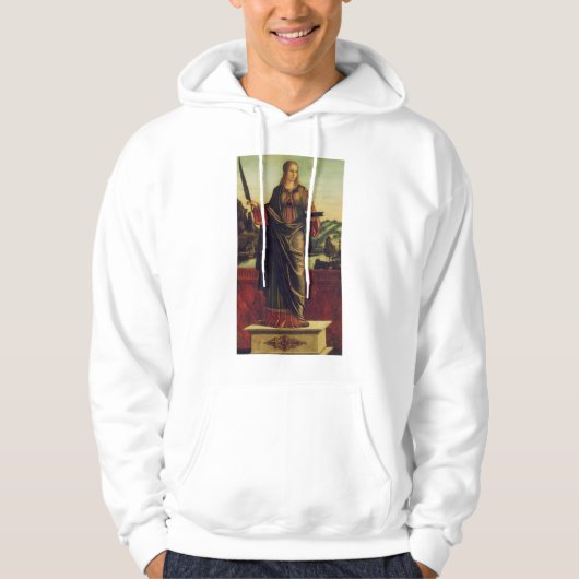 Sint Anastasia van Rome Premium Kunst Hoodie (Voorkant)