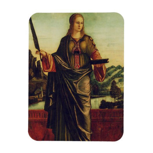 Sint Anastasia van Rome Premium Kunst Magneet (Verticaal)