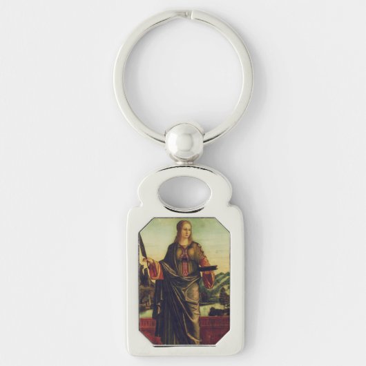 Sint Anastasia van Rome Premium Kunst Sleutelhanger (Voorkant)