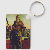 Sint Anastasia van Rome Premium Kunst Sleutelhanger (Achterkant)