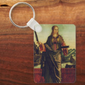 Sint Anastasia van Rome Premium Kunst Sleutelhanger (Voorkant)