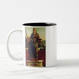 Sint Anastasia van Rome Premium Kunst Tweekleurige Koffiemok
