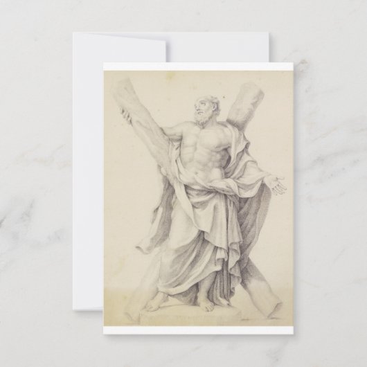 Sint-Andreas de Apostel Eerstgeroepene Discipel Bedankkaart (Voorkant)