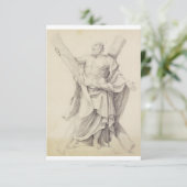 Sint-Andreas de Apostel Eerstgeroepene Discipel Bedankkaart (Staand voorkant)