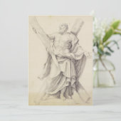 Sint-Andreas de Apostel Eerstgeroepene Discipel Bedankkaart (Staand voorkant)