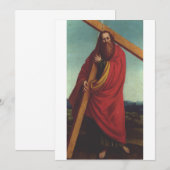 Sint Andreas de Apostel Martelaar Kaart (Voorkant / Achterkant)