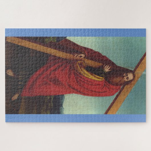 Sint Andreas de Apostel Martelaar Legpuzzel (Horizontaal)