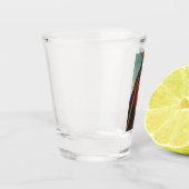 Sint Andreas de Apostel Martelaar Shot Glas (Links)
