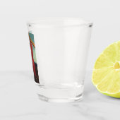 Sint Andreas de Apostel Martelaar Shot Glas (Rechts)