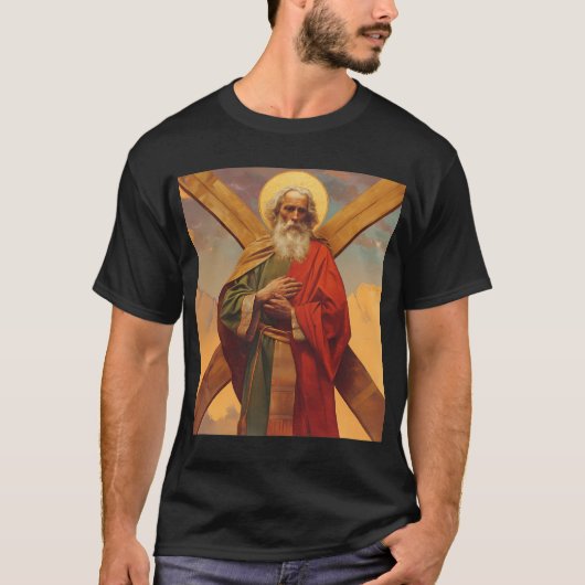 Sint-Andreas de apostel T-shirt (Voorkant)