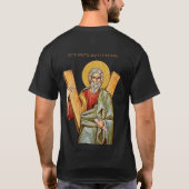 Sint-Andreas de apostel T-shirt (Achterkant)