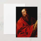 Sint-Andreas door Peter Paul Rubens Bedankkaart (Voorkant / Achterkant)