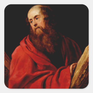 Sint-Andreas door Peter Paul Rubens Vierkante Sticker