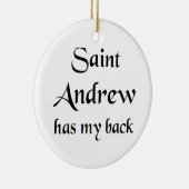 Sint-Andreus T-shirt Keramisch Ornament (Rechts)