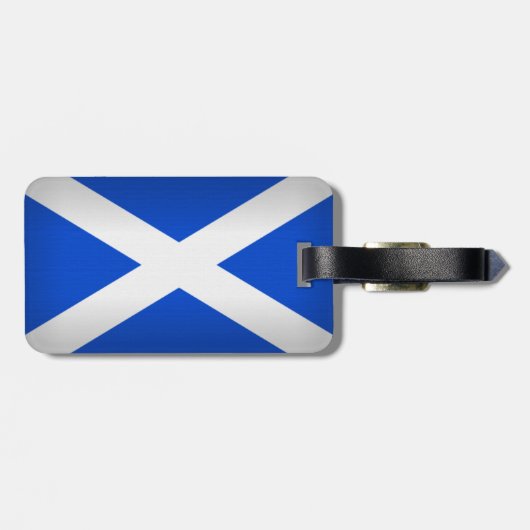 Sint Andrew's Kruis Bagagelabel (Achterkant horizontaal)