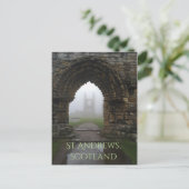 Sint-Andrews, Schotse kathedrale Arches in Dense F Briefkaart (Staand voorkant)