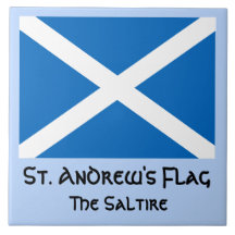 Sint-Andrew's vlag, Saltire of Schotse vlag