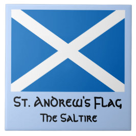 Sint-Andrew's vlag, Saltire of Schotse vlag Tegeltje