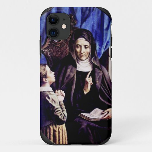Sint Angela Merici Maagd en stichteres Case-Mate iPhone Case (Achterkant)