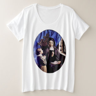 Sint Angela Merici Maagd en stichteres Grote Maat T-shirt