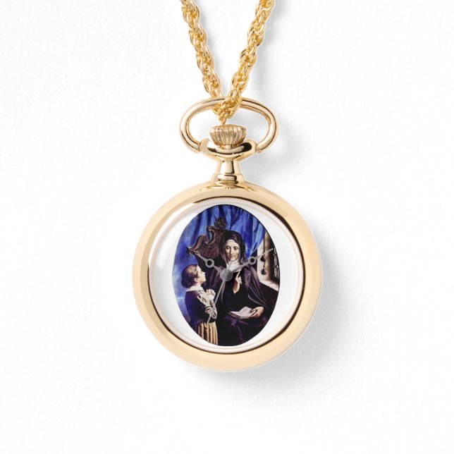 Sint Angela Merici Maagd en stichteres Horloge (Voorkant)