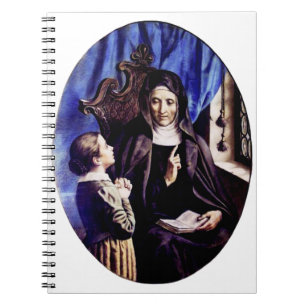 Sint Angela Merici Patroonheilige van Opvoeders en Notitieboek