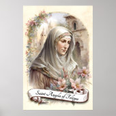 Sint Angela van Foligno Poster (Voorkant)