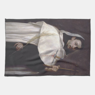 Sint Angelus van Jeruzalem Martelaar en Prediker Theedoek