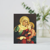 Sint Anna en de Maagd Maria Briefkaart (Staand voorkant)